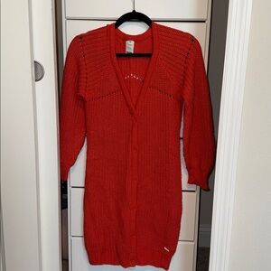 Rutme Orange Sweater Dress